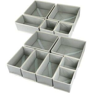 Foldable Drawer Organizer Bins for Clothes Underwear Baby Socks Bras Towels